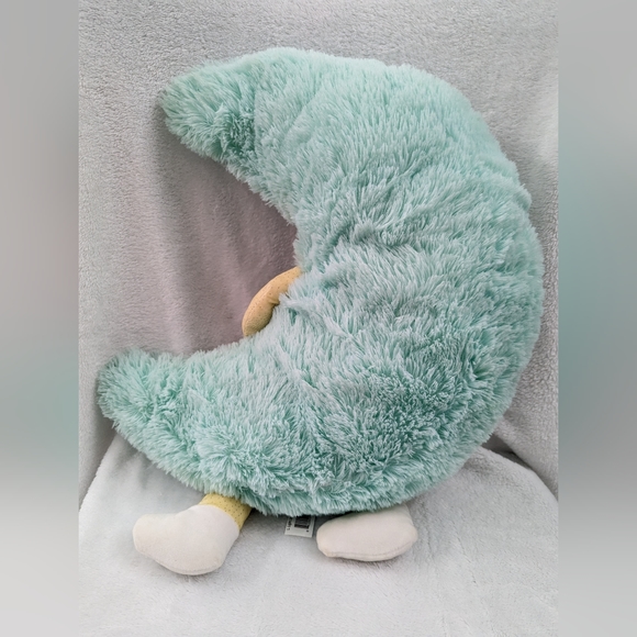 Walmart Mint Green Light Up Moon Plush - Picture 3 of 4